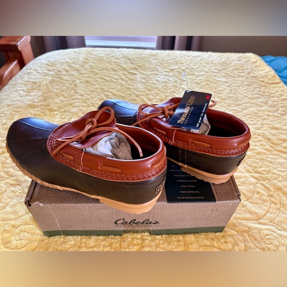 Cabela's Brown Professional Outdoor Insulated Slip On Duck Boots NWT - Picture 4 of 12
